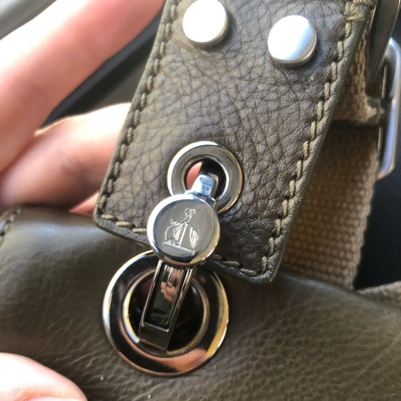 Lanvin leather shoulder clutch bag - Picture 5 of 15